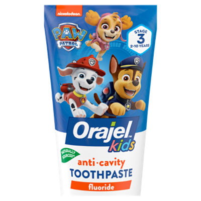 Orajel Kids Paw Patrol Fluoride Toothpaste - Fruity Bubble - 4.2oz