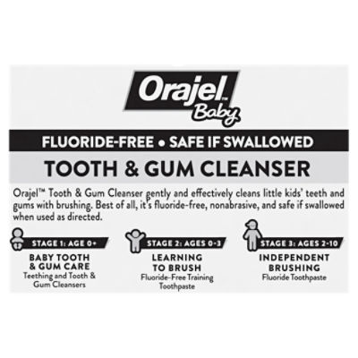 Baby orajel tooth sales and gum cleanser