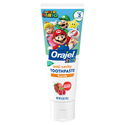 Orajel Super Mario Fluoride Toothpaste