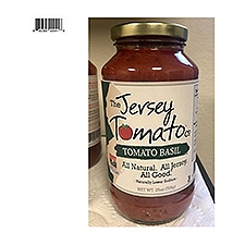 The Jersey Tomato Co. All Natural Tomato Basil, 25 Ounce