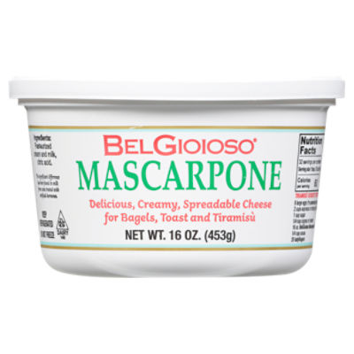 BelGioioso Mascarpone Cheese, 16 oz, 16 Ounce