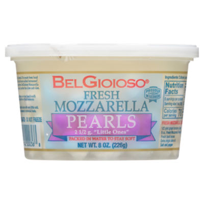 BelGioioso Fresh Mozzarella AllNatural Pearls Cheese, 8 oz Fairway