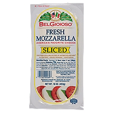 BelGioioso Sliced Fresh Mozzarella Cheese, 16 oz, 16 Ounce