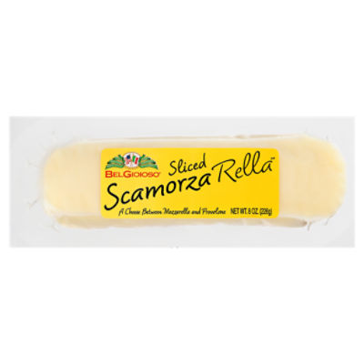 BelGioioso Sliced Scamorza Rella Cheese, 8 oz