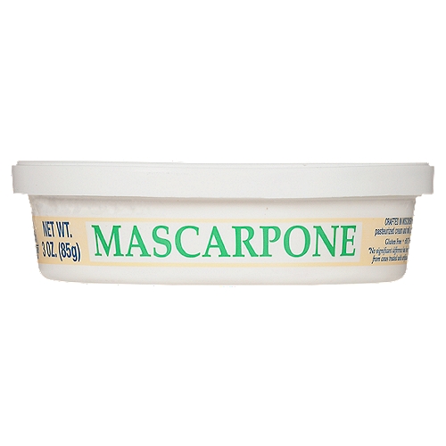 BelGioioso Mini Mascarpone Cheese, 3 oz
rBST free*
*No significant difference has been found in milk from cows treated with artificial hormones.
