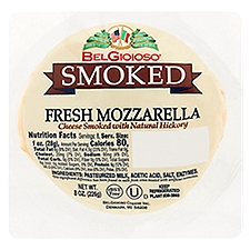 BelGioioso Smoked Fresh Mozzarella Cheese, 8 oz, 8 Ounce