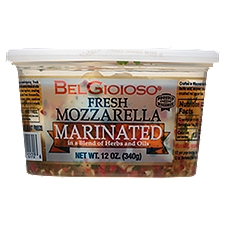 BelGioioso Natural Cheese, Marinated Ciliegine in a Blend of Herbs and Oils Fresh Mozzarella, 12 Ounce