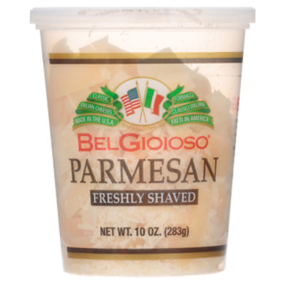 BelGioioso Freshly Shaved Parmesan Cheese, 10 oz Fairway