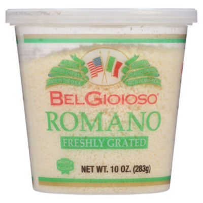 BelGioioso Freshly Grated Romano Cheese, 10 oz - Fairway