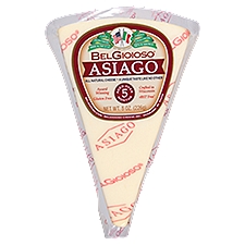 BelGioioso All Natural Asiago Cheese, 8 oz, 8 Ounce