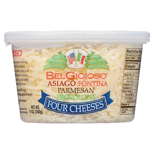 BelGioioso Four Cheese Freshly Shredded Cheese 5 oz