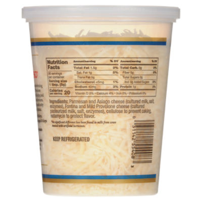 Shredded Four Cheeses (4 oz.) - BelGioioso