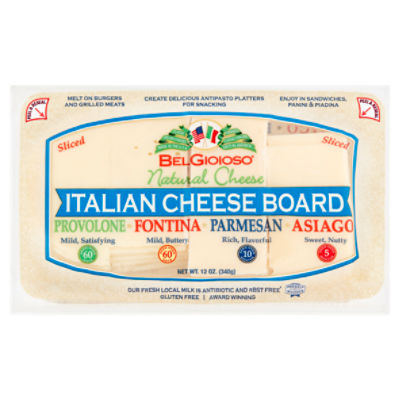 BelGioioso Italian Cheese Board, 12 oz