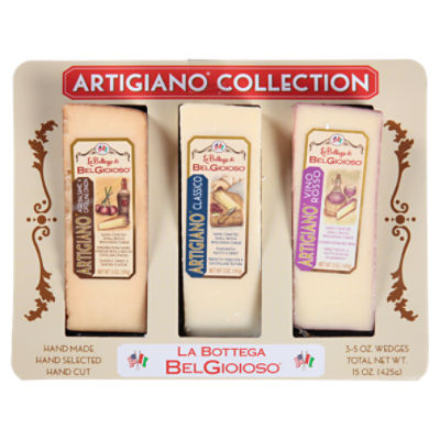 BelGioioso Artigiano Collection Wedges Cheese, 5 oz, 3 count