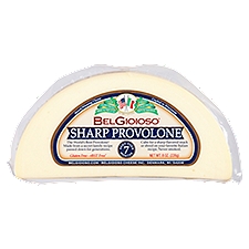 BelGioioso Sharp Provolone Cheese, 8 oz, 8 Ounce