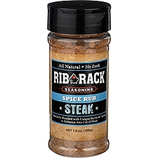 Rib Rack Seasoning Spice Rub Steak, 7 Ounce