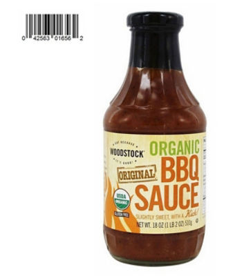 Woodstock Organic BBQ Sauce - Original, 18 oz