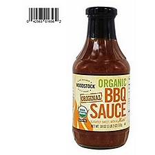 Woodstock Organic BBQ Sauce - Original, 18 Ounce
