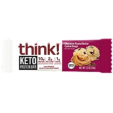 think! Keto Chocolate Peanut Butter Cookie Dough Bar, 1.2 oz