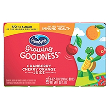 Ocean Spray Growing Goodness Cranberry Cherry Orange Flavor, Juice Beverage, 54 Fluid ounce