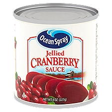Ocean Spray Cranberry Sauce, Jellied, 8 Ounce