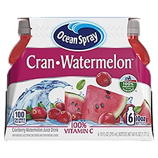 Ocean Spray Cran-Watermelon Juice Drink, 10 fl oz, 6 count, 60 Fluid ounce