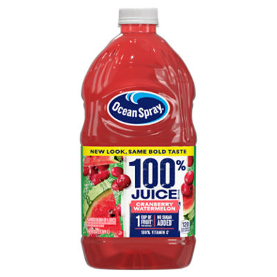 Ocean Spray Cranberry Watermelon Flavor 100% Juice, 64 fl oz - ShopRite