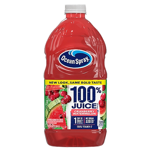 Ocean Spray Cranberry Watermelon Flavor 100% Juice, 64 fl oz