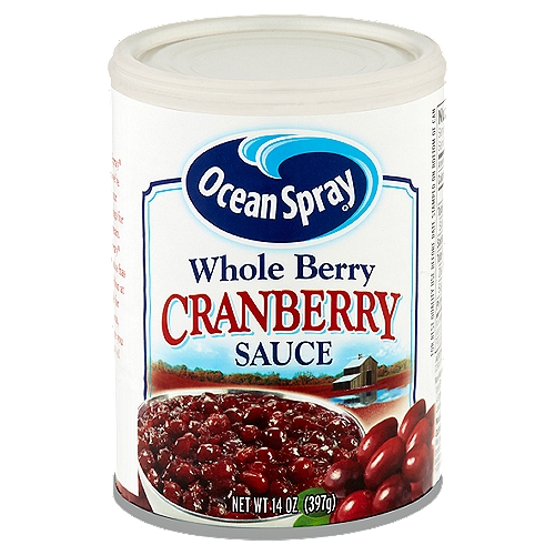 Ocean Spray Whole Berry Cranberry Sauce, 14 oz