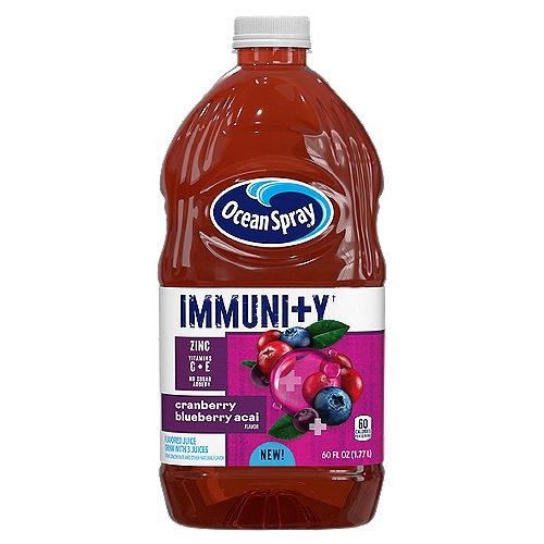 Ocean Spray Immunity Cranberry Blueberry Acai Flavor Juice Drink, 60 fl oz