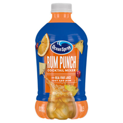 Ocean Spray Rum Punch Cocktail Drink Mixer, 32 fl oz