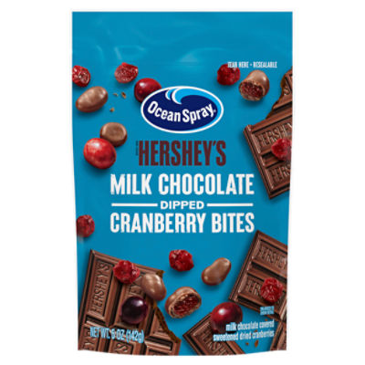 Hershey's Ocean Spray Milk Chocolate Dipped Cranberry Bites, 5 oz