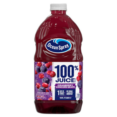 Ocean Spray Cranberry Concord Grape Flavor 100 Juice, 64 fl oz