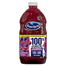 Ocean Spray Cranberry Concord Grape Flavor 100% Juice, 64 fl oz