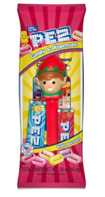 Pez Candy & Dispenser - Snowman, 0.58 oz