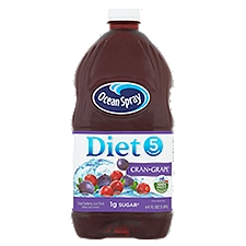 Ocean Spray Diet Cran-Grape Juice Drink, 64 fl oz, 64 Fluid ounce