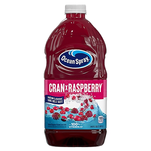 Ocean Spray Cran-Raspberry Juice Drink, 64 fl oz
Cranberry Raspberry Flavored Juice Drink with 2 Other Juices from Concentrate

Cranberry...
Every fruit's best friend!