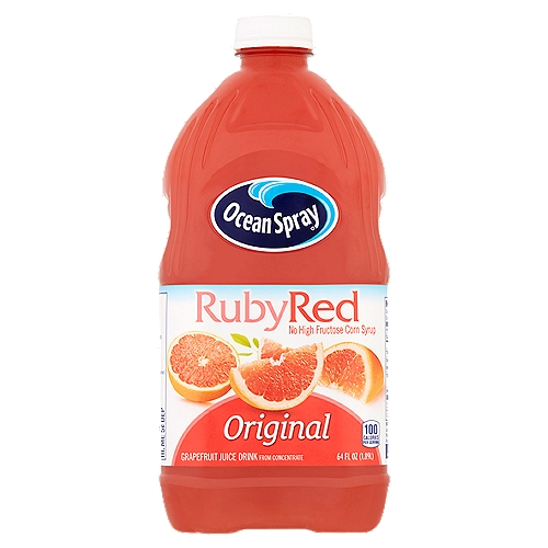 Ocean Spray Original Ruby Red Grapefruit Juice Drink, 64 fl oz
Grapefruit Juice Drink from Concentrate