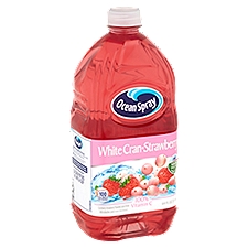 Ocean Spray White Cran-Strawberry Flavored, Juice Drink, 64 Fluid ounce