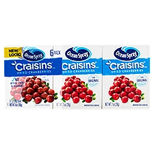 Ocean Spray Craisins The Original Dried Cranberries, 1 oz, 6 count