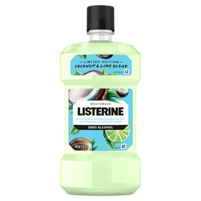 LISTERINE Coconut & Lime Blend Mouthwash Limited Edition, 1.05 pt