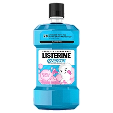 LISTERINE Smart Rinse Bubble Blast Anticavity Fluoride Rinse, 16.9 fl oz