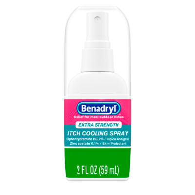 Benadryl Extra Strength Itch Cooling Spray, 2 fl oz