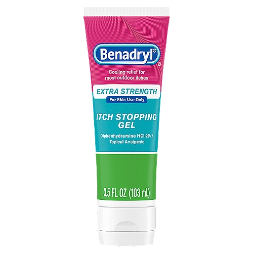 Benadryl Extra Strength Itch Stopping Gel, 3.5 Fl. Oz