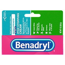 Benadryl Extra Strength Itch Stopping Cream, 1 oz, 1 Ounce