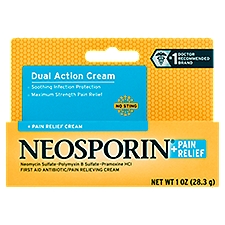 Neosporin + Pain Relief, Cream, 1 Ounce