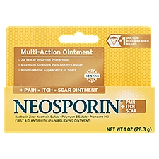 Neosporin + Pain, Itch, Scar, Ointment, 1 Ounce