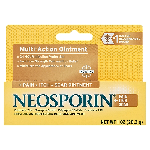 Neosporin + Pain, Itch, Scar Ointment, 1 oz