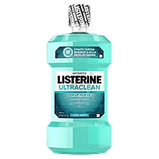 Listerine Ultraclean Cool Mint Antiseptic Mouthwash, 1 qt 1 pt 2.7 fl oz