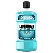 LISTERINE Ultraclean Cool Mint Antiseptic Mouthwash, 33.8 fl oz